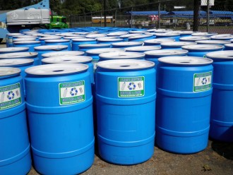 BlueberryGoesGreen2012_Recycle Barrels