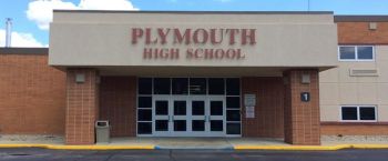 Plymouth HIgh School building front