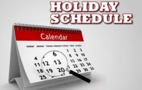 Holiday-Schedule