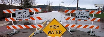 Road Closed High Water