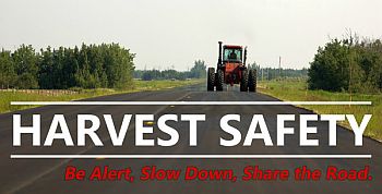Farm Safety share the road fall harvest