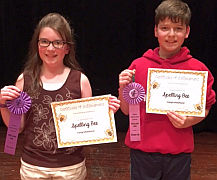 Argos 5th grade Spelling Bee Winner 2017