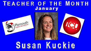 Susan Kuckie - Teacher of the Month January 2018